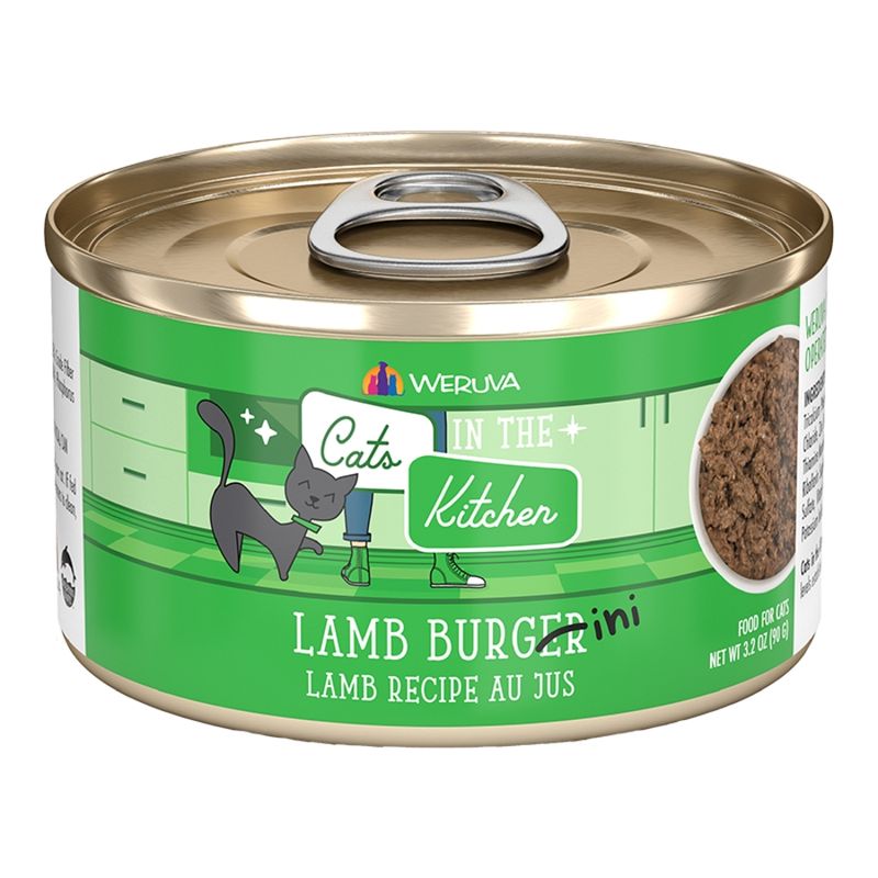 CATS IN THE KITCHEN LAMB BURGER-INI 3.2OZ