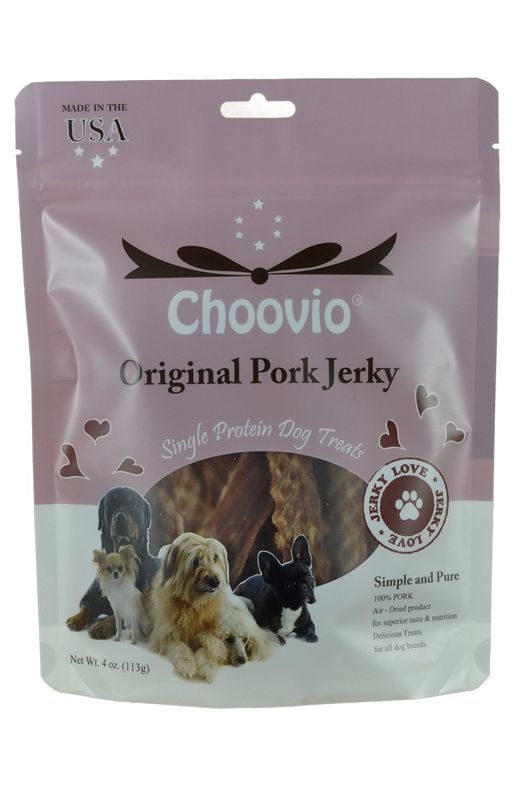 CHOOVIO DOG ORIGINAL PORK 4OZ