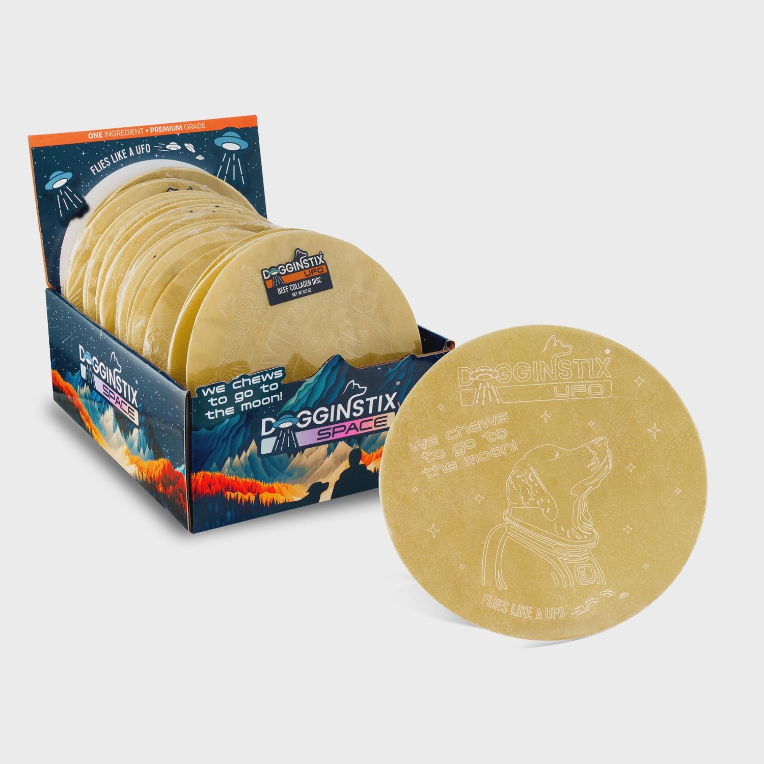 Dogginstix Beef Collagen Disc