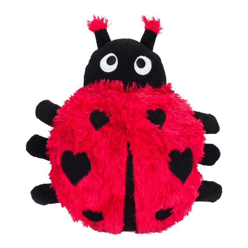 FABDOG Fluffy Ladybug Medium