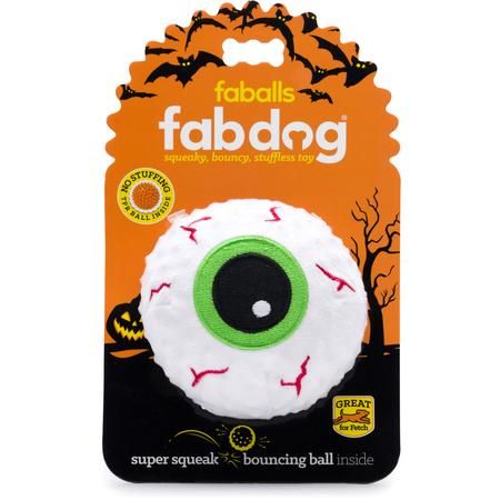 FABDOG Dog Halloween Eyeball Faball Small, Size: 3 inches