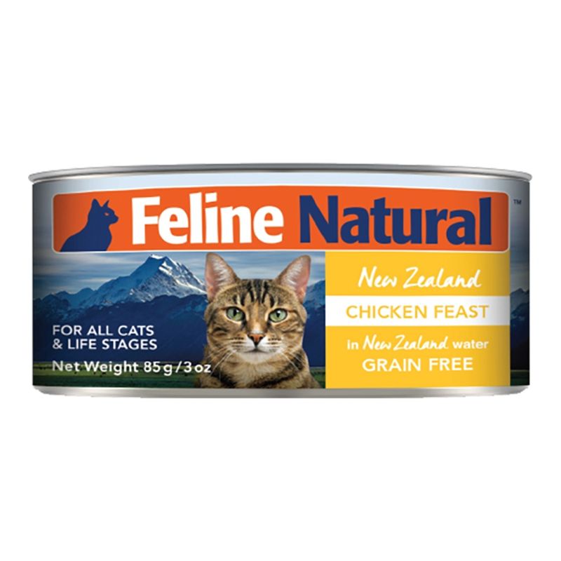FELINE NATURAL CAT GRAIN FREE CHICKEN 3OZ