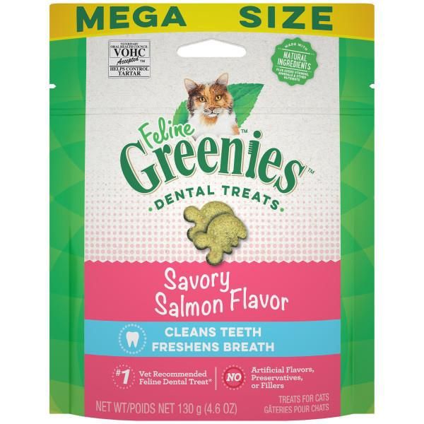 Greenies Cat Salmon Treat 4.6 oz