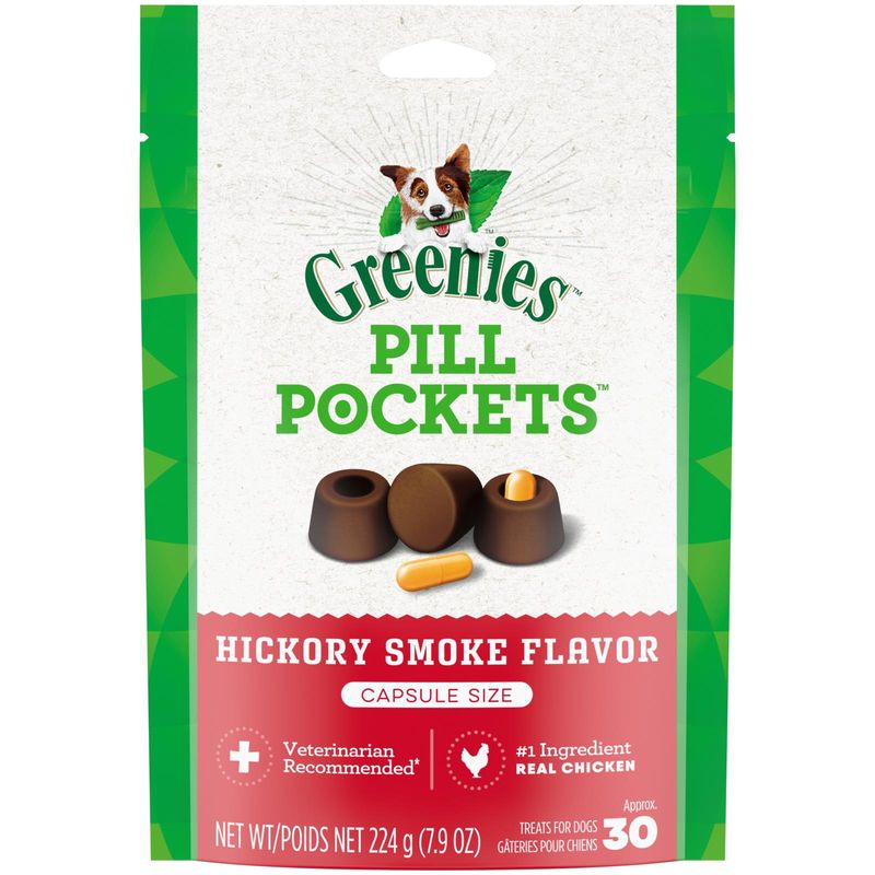 Greenies Pillpockets Dog Capsule Hickory Smoked 7.9oz