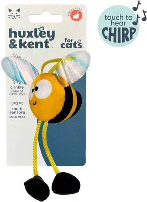 HUXLEY &amp; KENT Chirpy Cat Toy | Bumble Bee | Interactive Toy For Cats