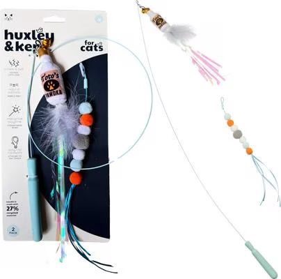 HUXLEY &amp; KENT Cat Wand Wire Toto's &amp; Pompom's