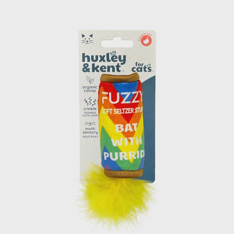 HUXLEY &amp; KENT Fuzzy Soft Seltzer Cat Toy