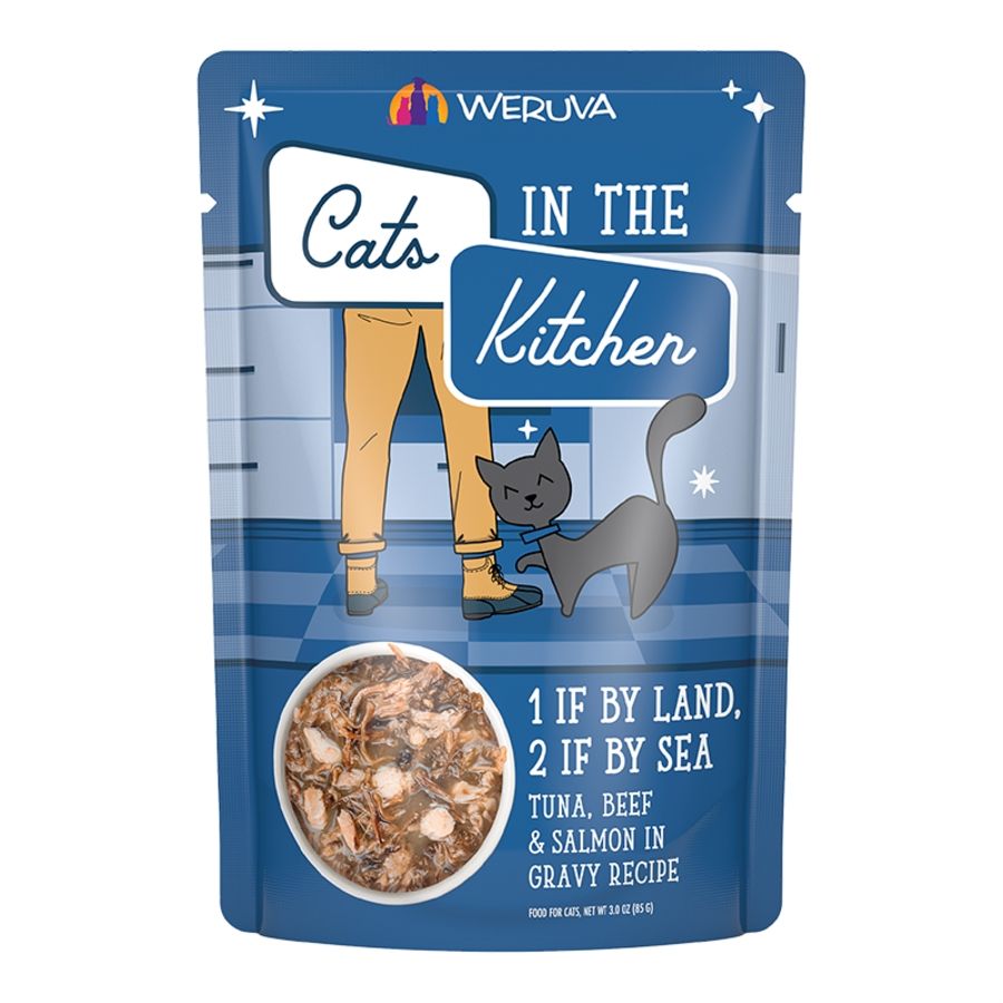 Cats In The Kitchen Cat 1 By Land 2 By Sea 3oz Pouch