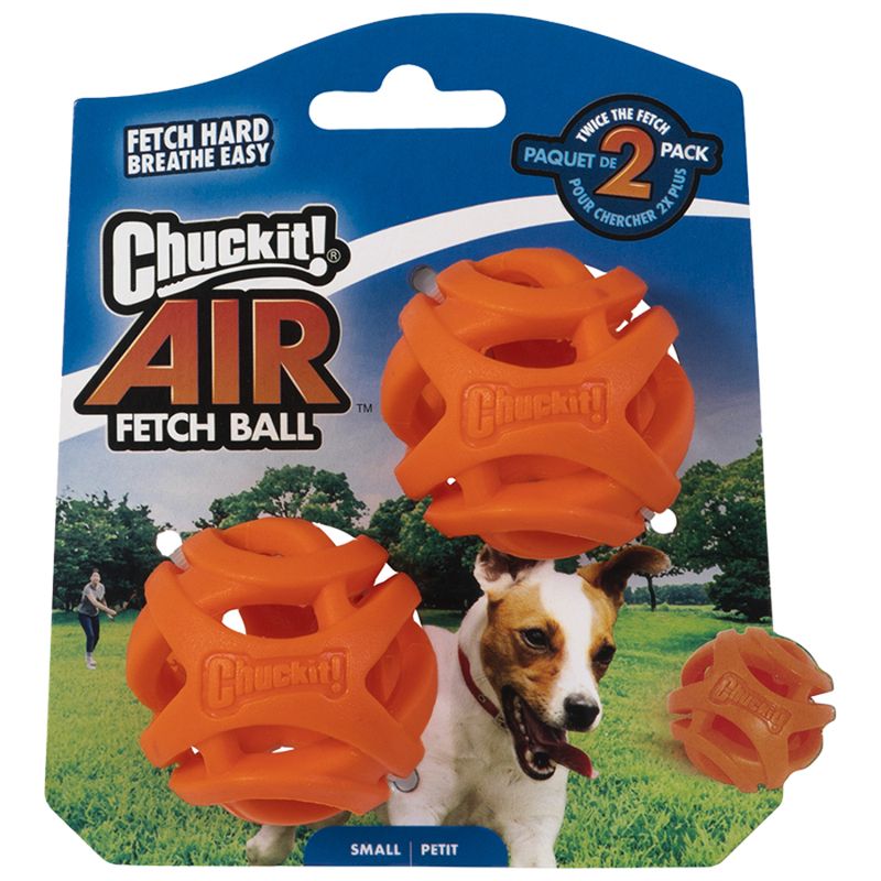 CHUCKIT DOG AIR FETCH BALL SMALL - 2 PACK