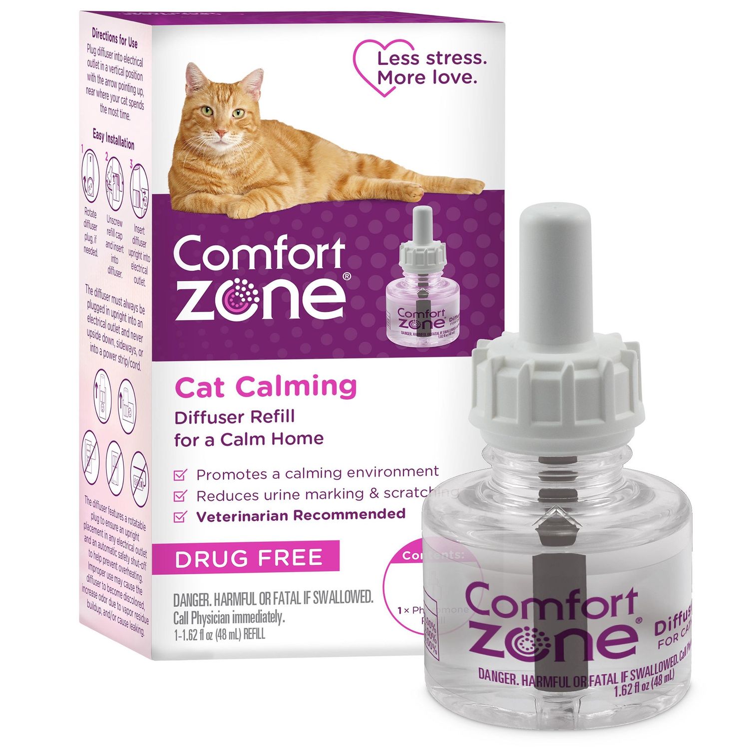 COMFORT ZONE CAT CALMING DIFFUSER REFILL