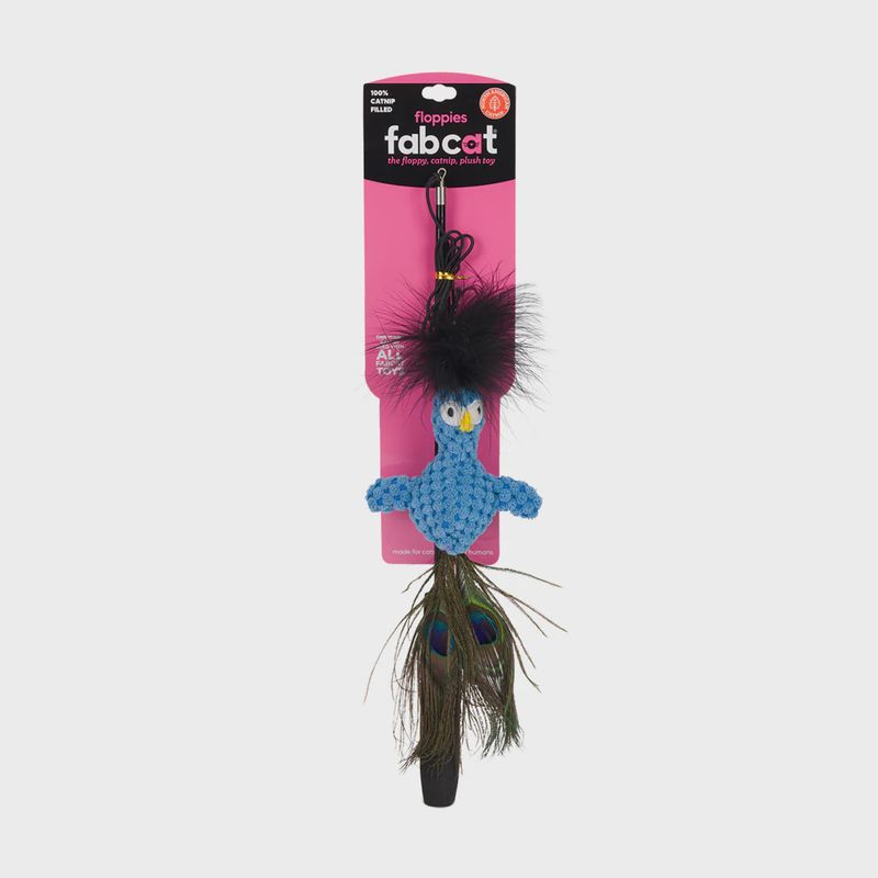 FABCAT FLOPPY TEASER PEACOCK