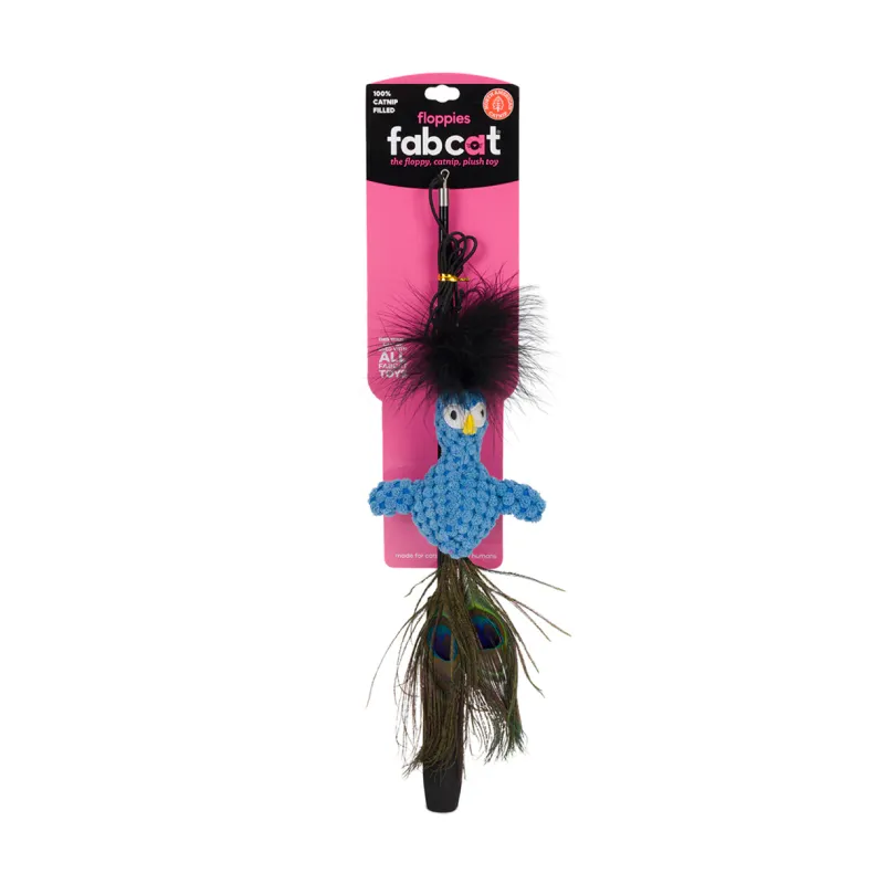 FABCAT Floppy Teaser Peacock