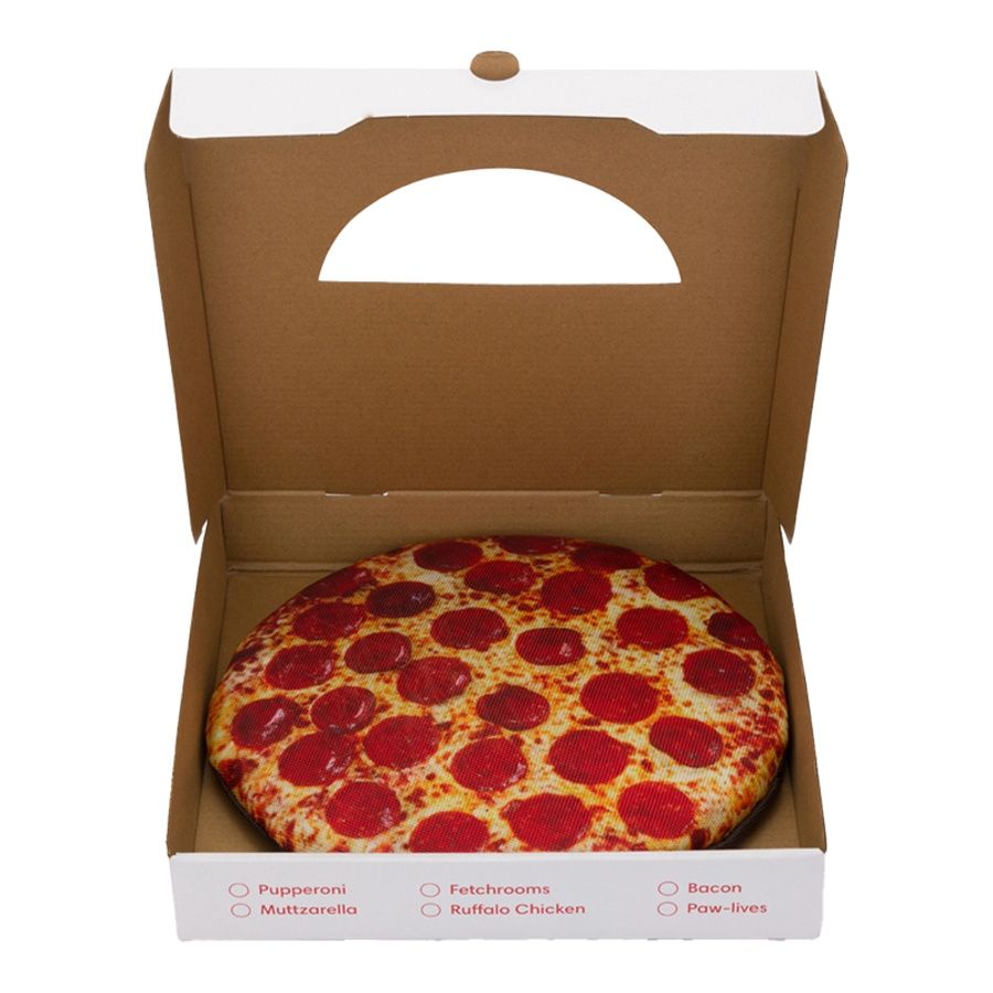 FABDOG DOG SUPER SQUEAKER PIZZA 10INCH
