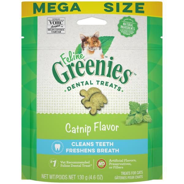 Greenies Cat Catnip Dental Treat 4.6 oz