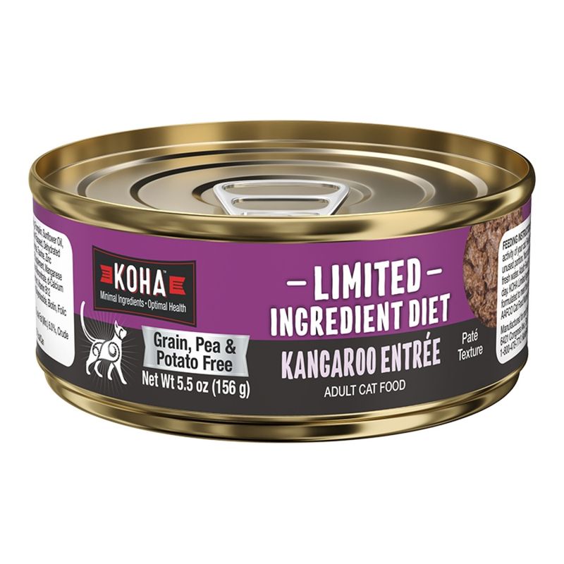 KOHA CAT LIMITED INGREDIENT GRAIN FREE KANGAROO PATE 5.5OZ