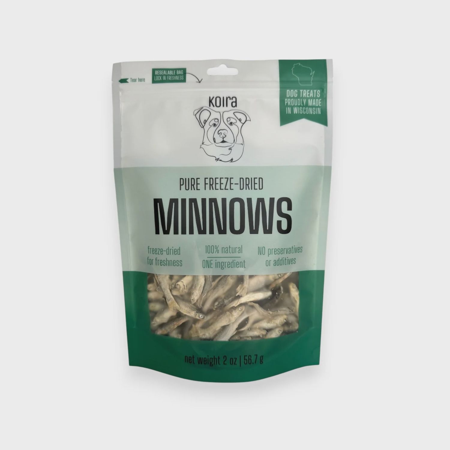 KOIRA DOG MINNOWS TREATS 2OZ