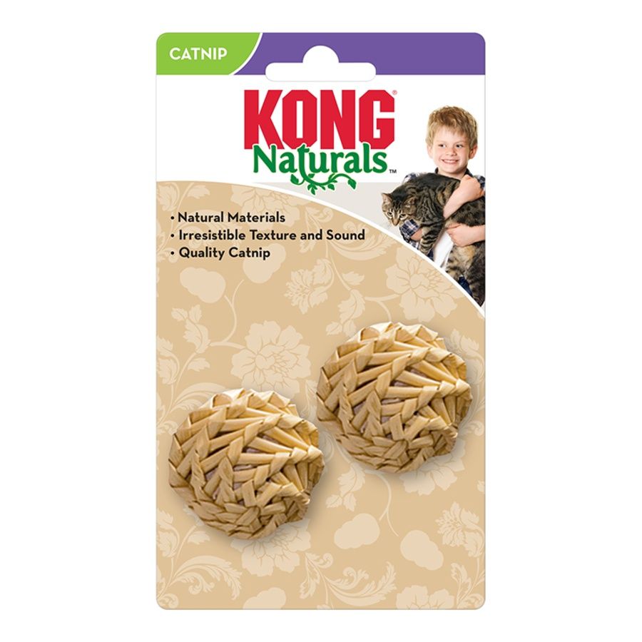 KONG CAT NATURALS STRAW BALL