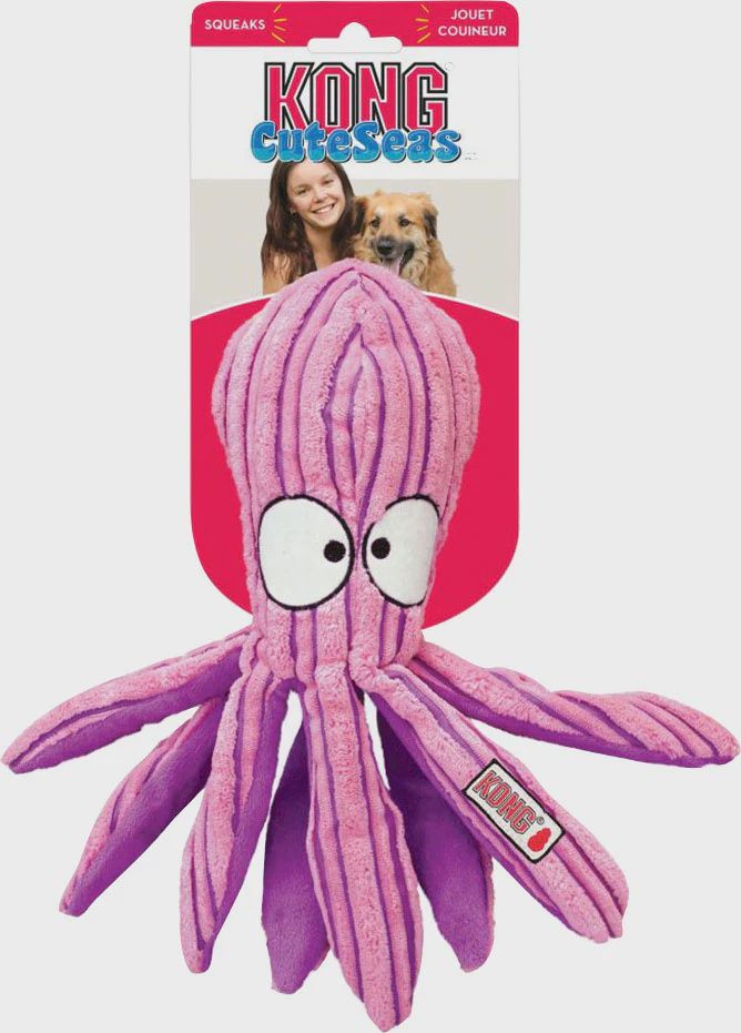 Kong Cuteseas Rufflez Octopus Medium Dog Toy