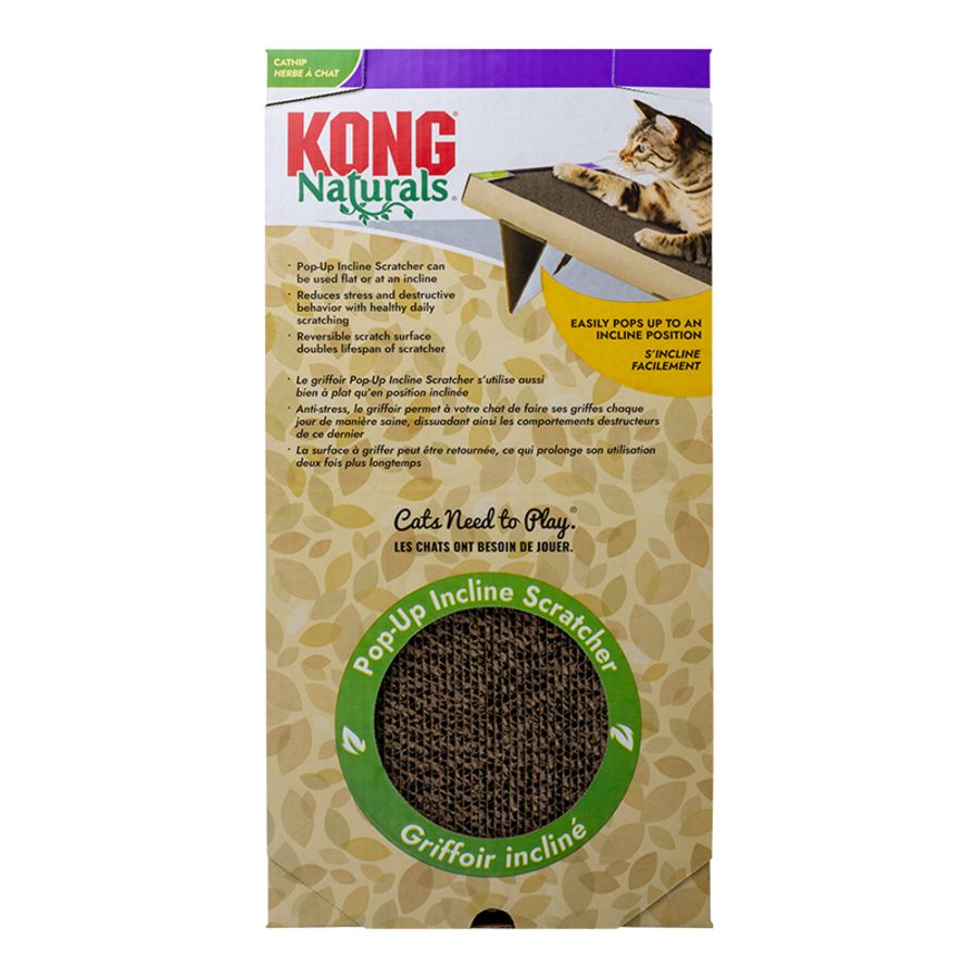 Kong natural pop up inclines scratcher