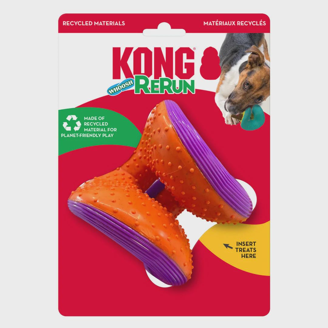 Kong Rerun Whoosh Ball Assorted Dog Toy Medium / Large