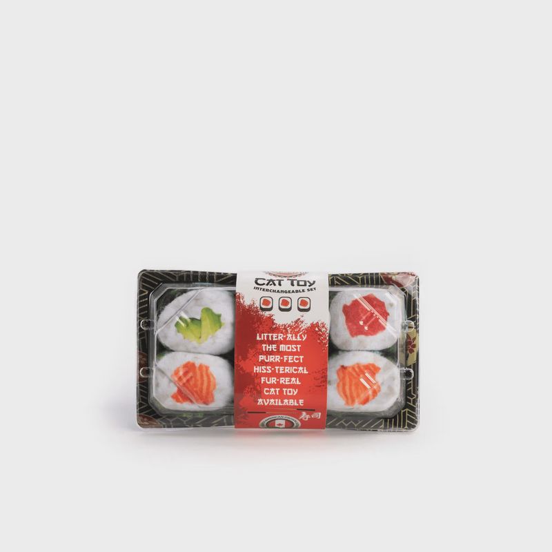 FABCAT CAT SUSHI ROLL WITH 6 SUSHI