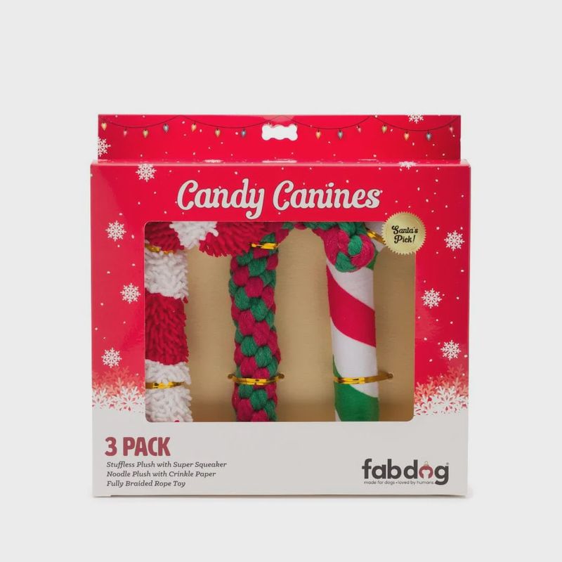 FABDOG CANDY CANINES 3PK