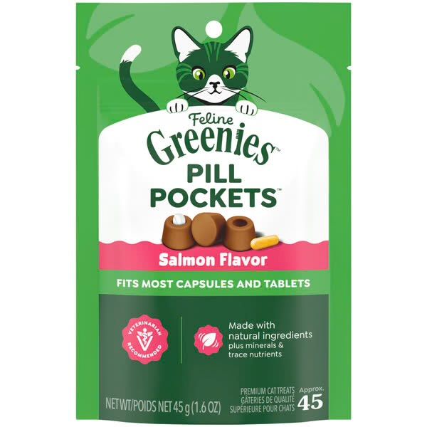 GREENIES Pill Pockets Cat Salmon 1.6 Oz
