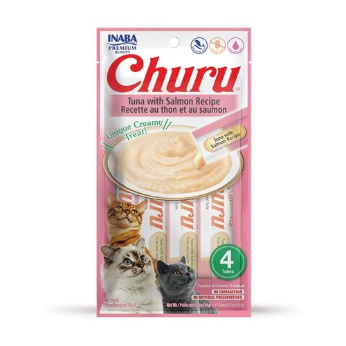 Inaba Churu Tuna with Salmon Cat Treat