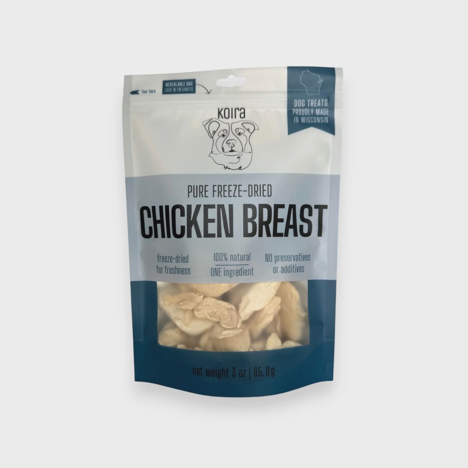 KOIRA DOG CHICKEN BREAST 3OZ