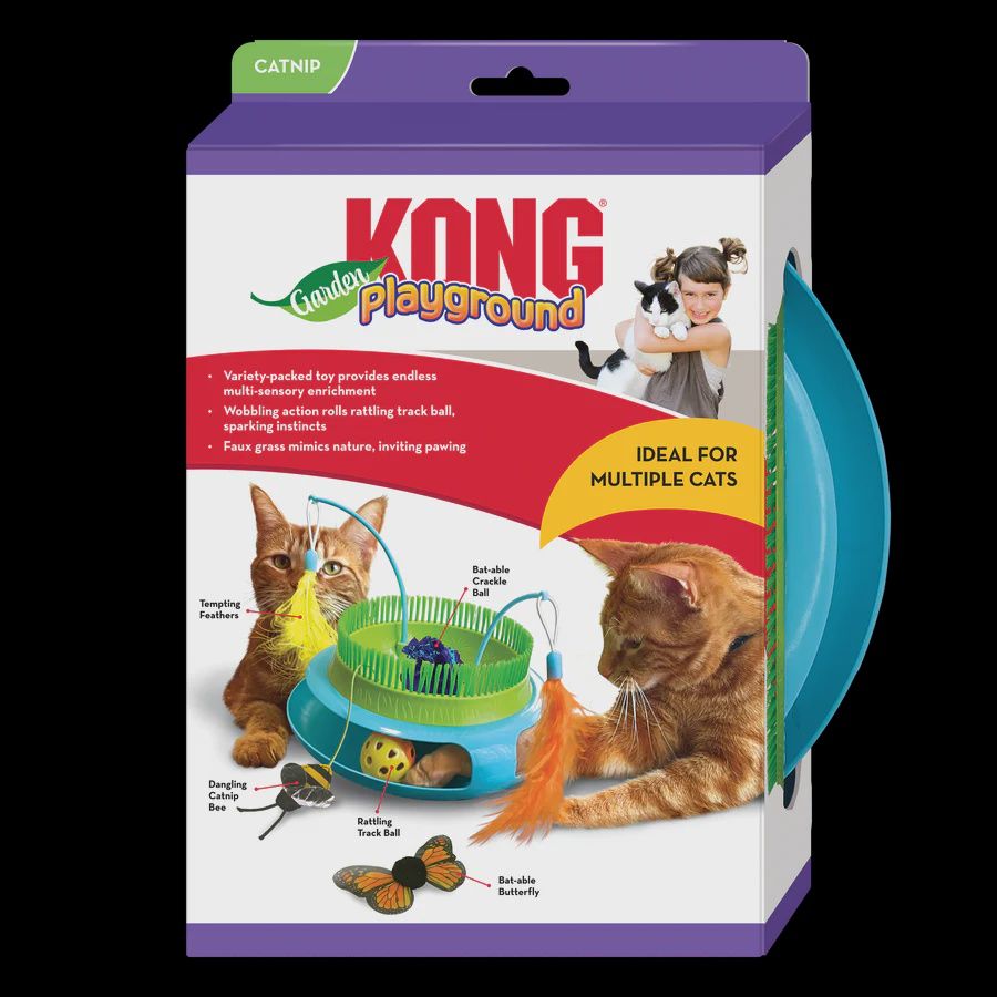 Kong Playground Garden Cat Toy Green