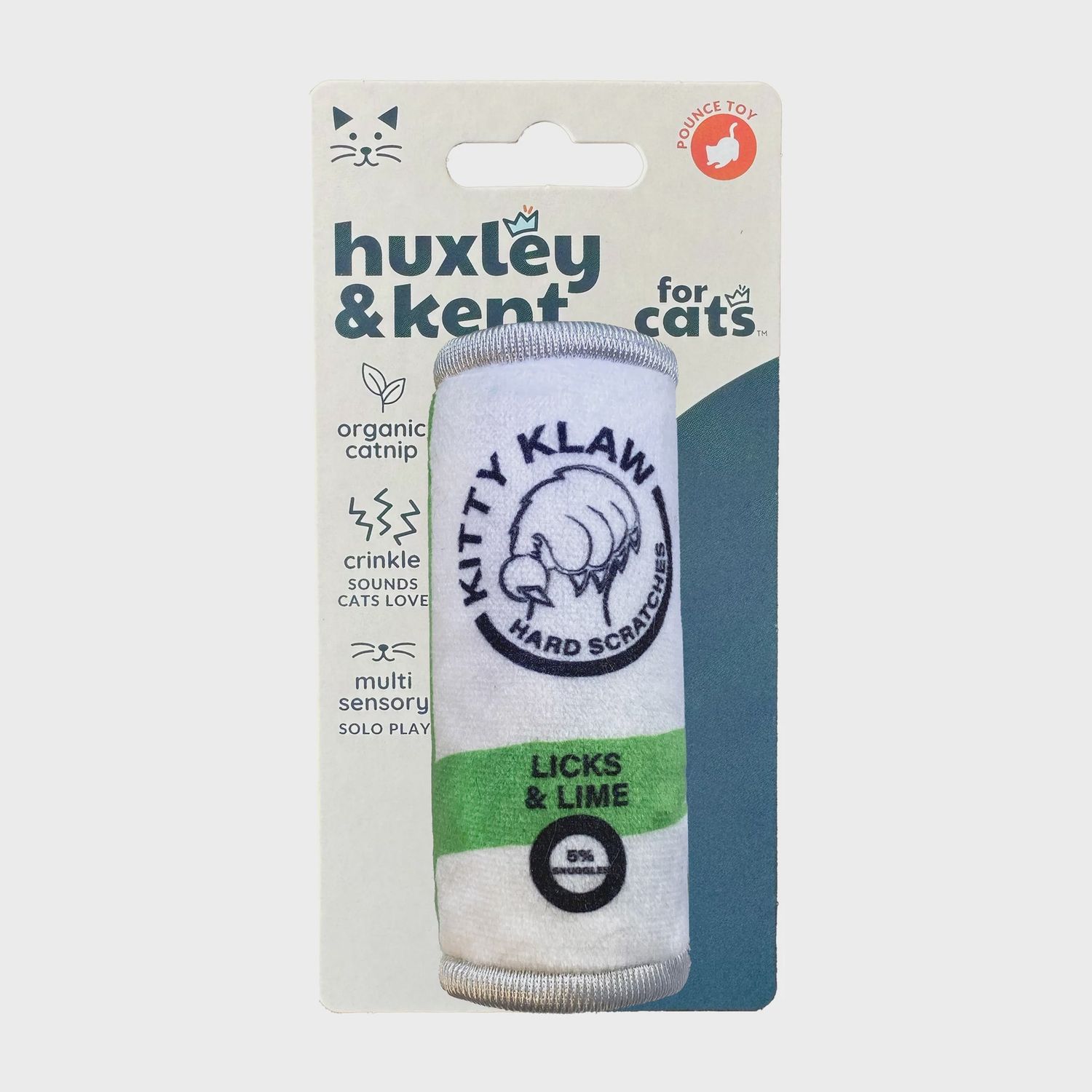 HUXLEY &amp; KENT Kitty Klaw Licks &amp; Lime Cat Toy