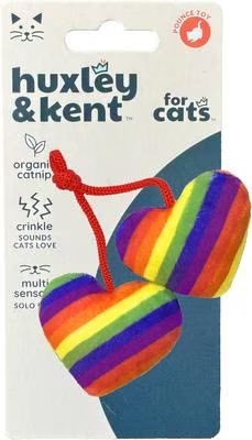 HUXLEY &amp; KENT Pride Heart Strings Cat Toy