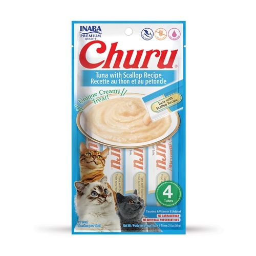 Inaba Churu Tuna With Scallop Recipe 4 Tube