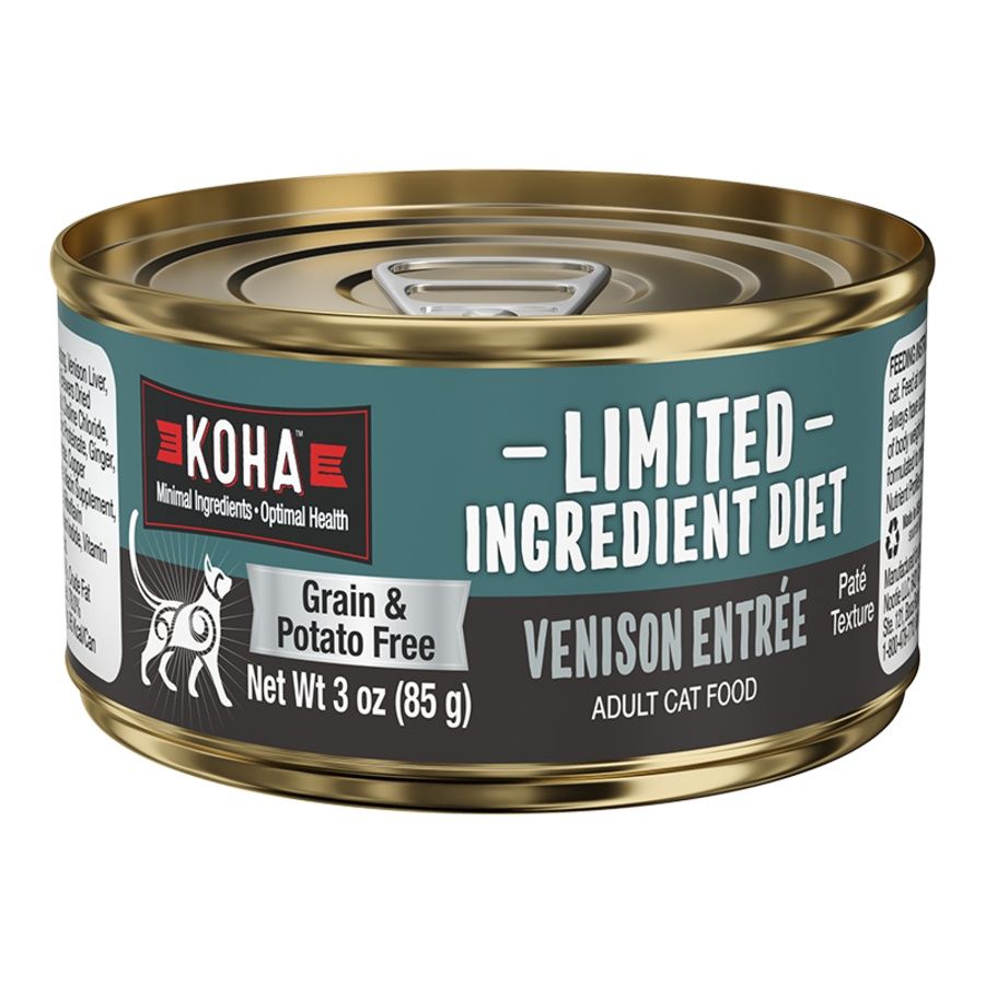 KOHA CAT LIMITED INGREDIENT GRAIN FREE VENISON PATE 3OZ