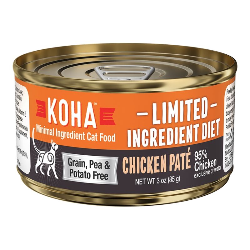 KOHA CAT LIMITED INGREDIENT PATE GRAIN FREE CHICKEN 3OZ