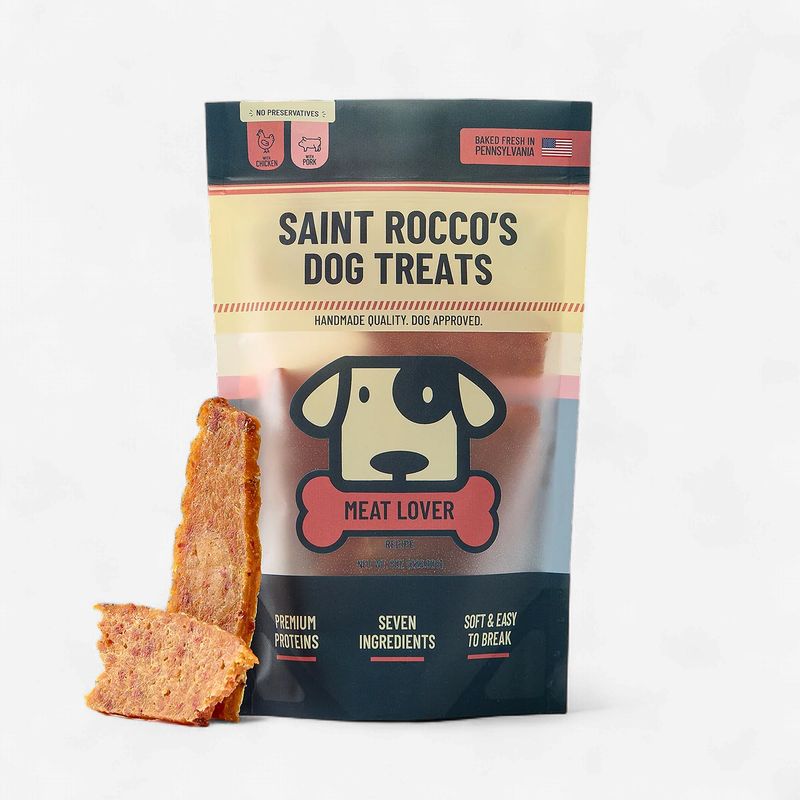 Saints Rocco's Meatlover Dog Treat 8oz