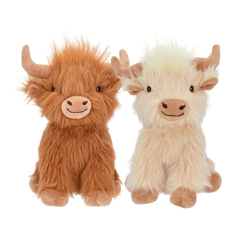 MULTIPET Dog Highland Cow Shaggy Jumbo Assorted, 14 Inches