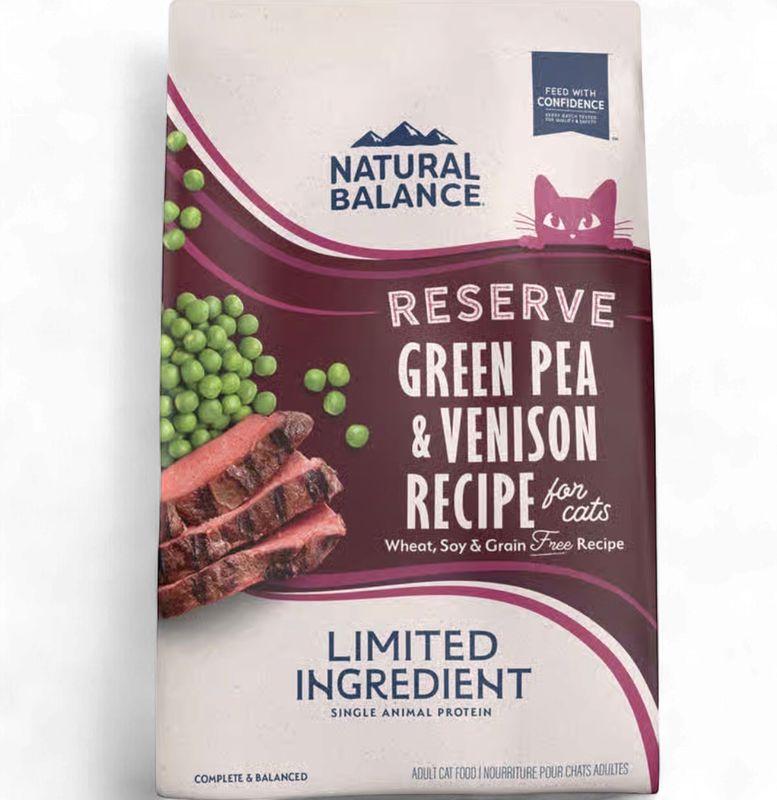 Natural Balance Cat Lid Green Pea &amp; Venison Recipe 4lbs