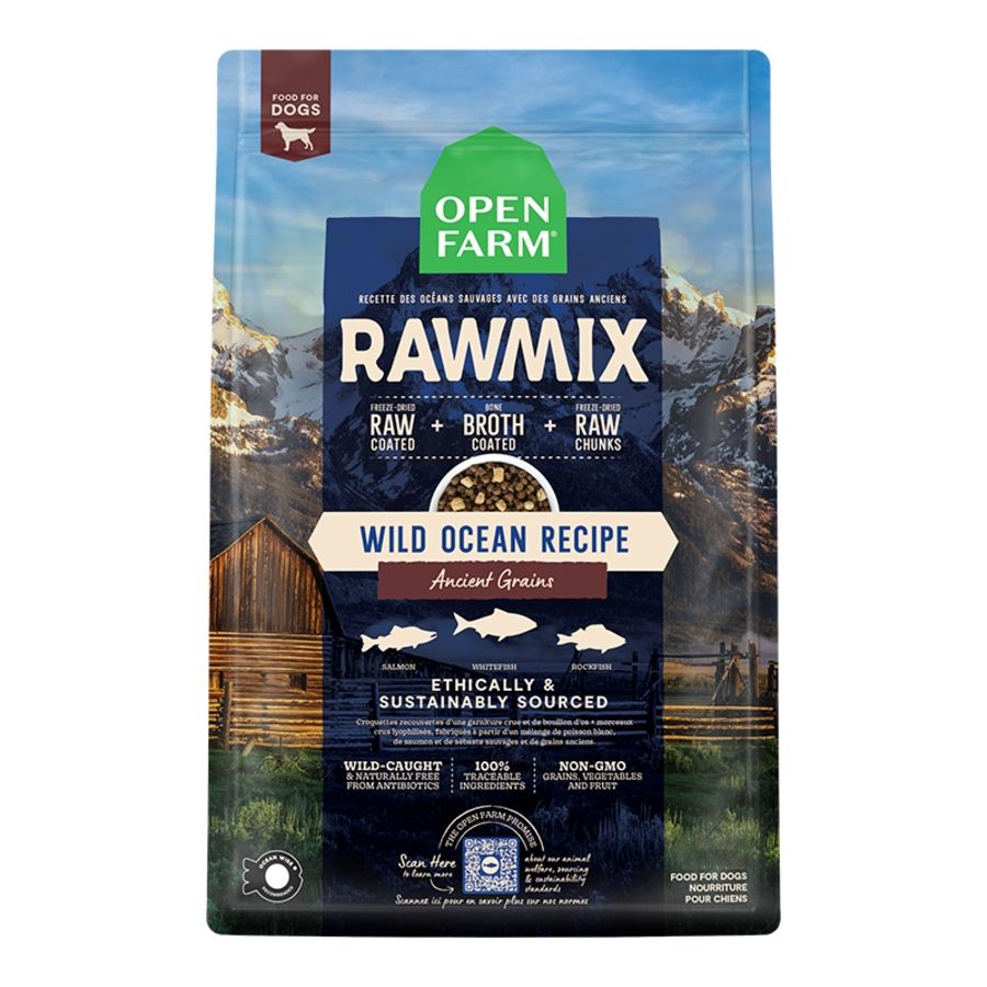 OPENFARM Dog Rawmix Ancient Grains Wild Ocean, Size: 20 lb