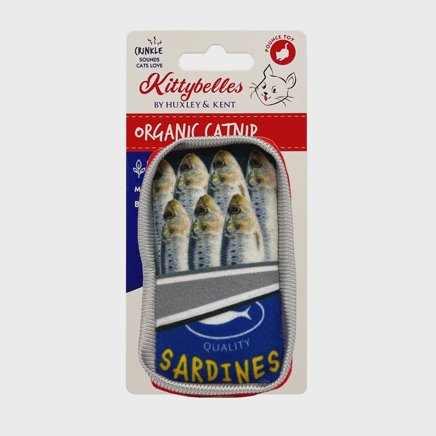 HUXLEY &amp; KENT Organic Catnip Sardines Toy