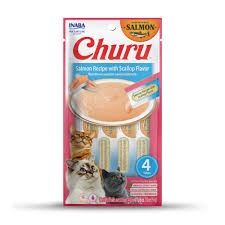 INABA CAT CHURU SALMON RECIPE 4 TUBES