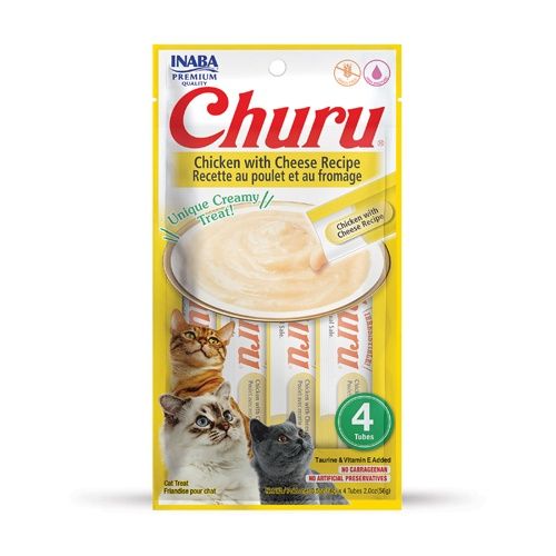 Inaba Churu Chicken with Cheese Cat Treat