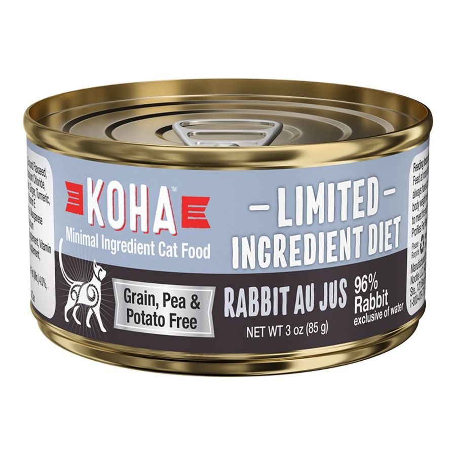 KOHA CAT LIMITED INGREDIENT PATE GRAIN FREE RABBIT 3OZ