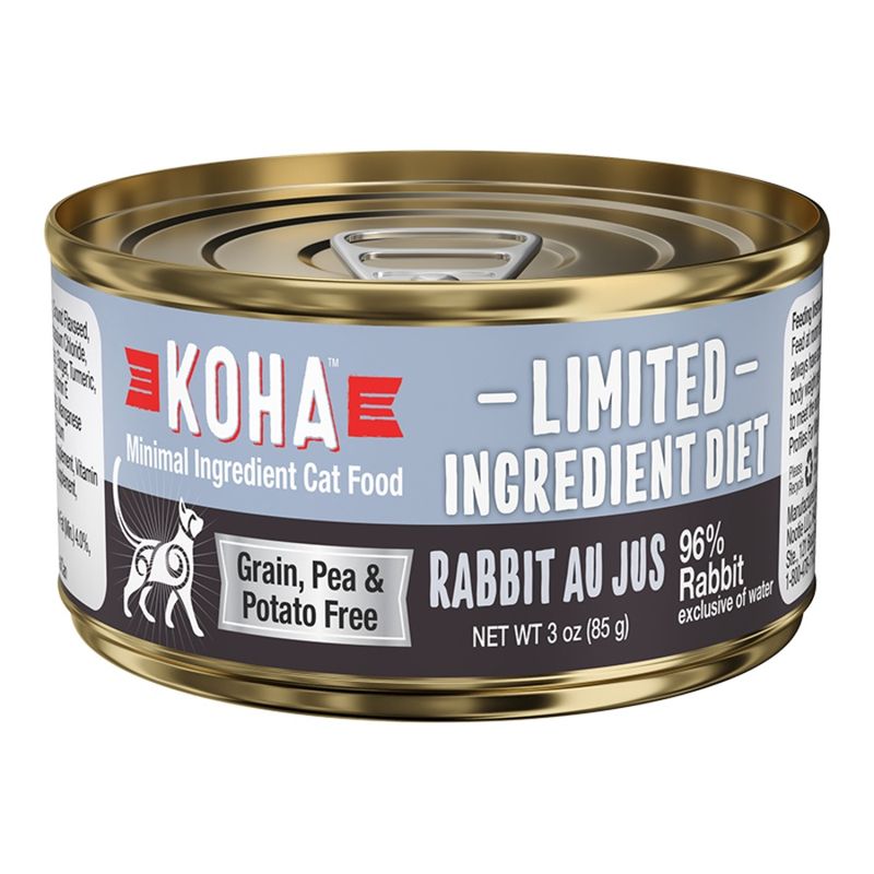 KOHA CAT LIMITED INGREDIENT PATE GRAIN FREE RABBIT 3OZ