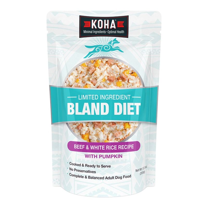 KOHA DOG BLAND DIET BEEF RICE 12.5OZ