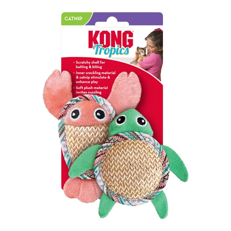 KONG CAT TROPICS PALS 2 PACK
