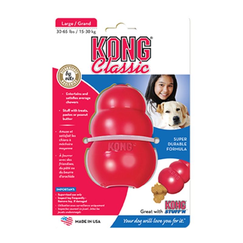 KONG DOG RED CLASSIC MEDIUM