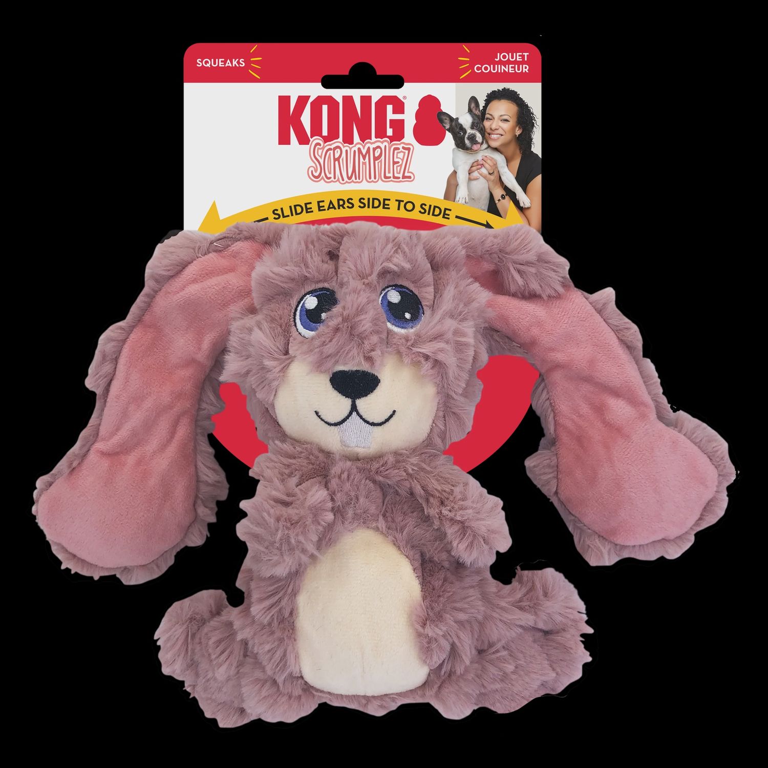 KONG DOG SCRUMPLEZ BUNNY MEDIUM