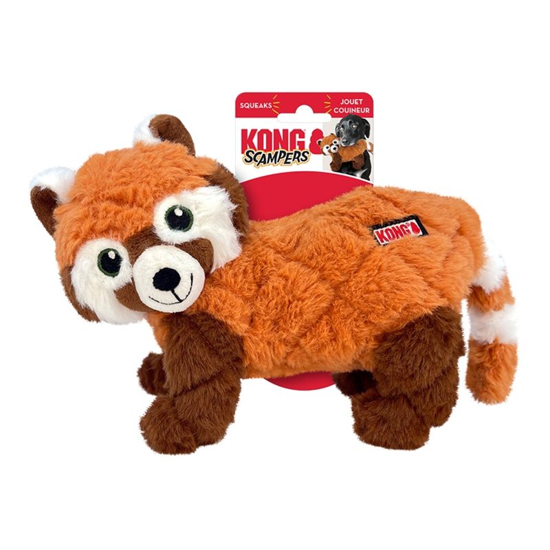 KONG Scampers Dog Toy Red Panda 1ea/MD
