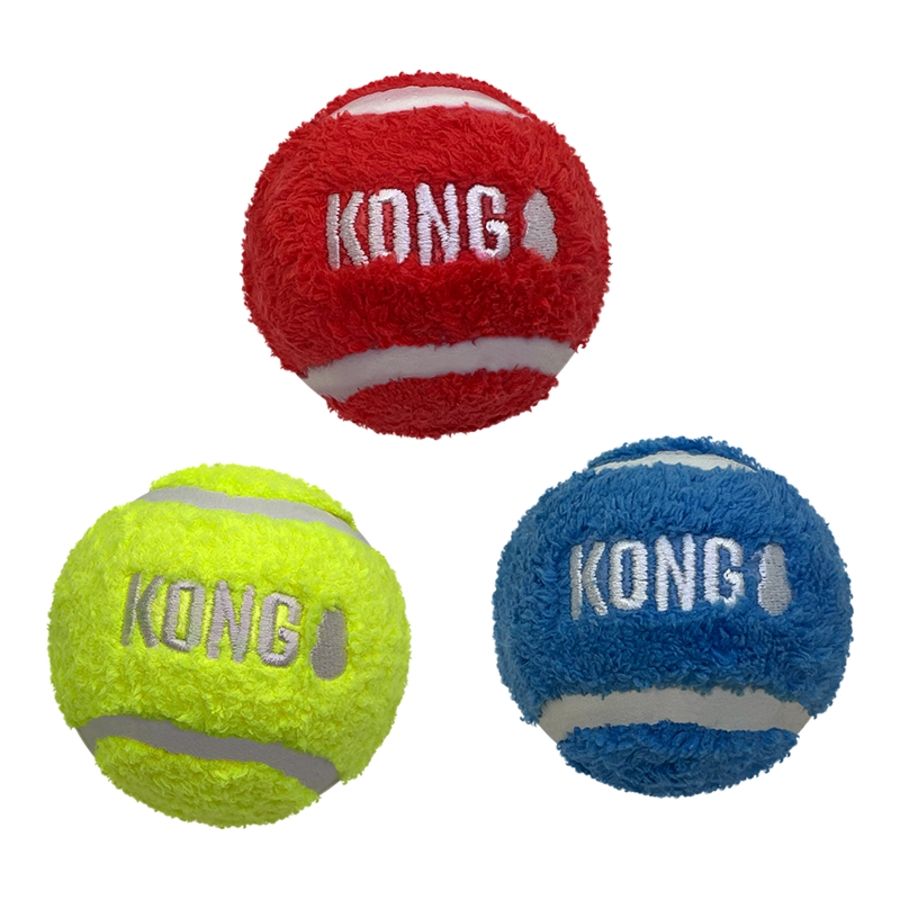 KONG Sport Softies Balls, Size: Medium 3-pack